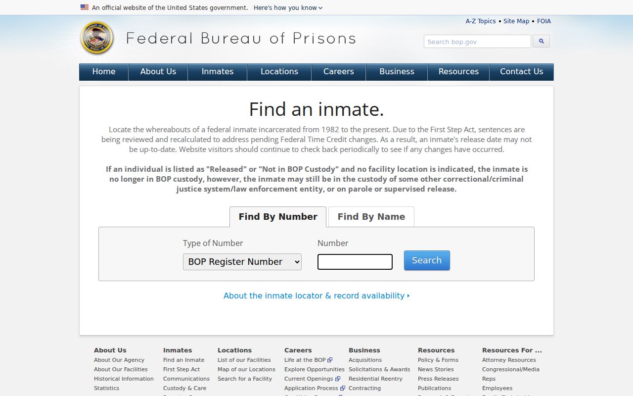Federal inmate locator for Clarke County criminal records