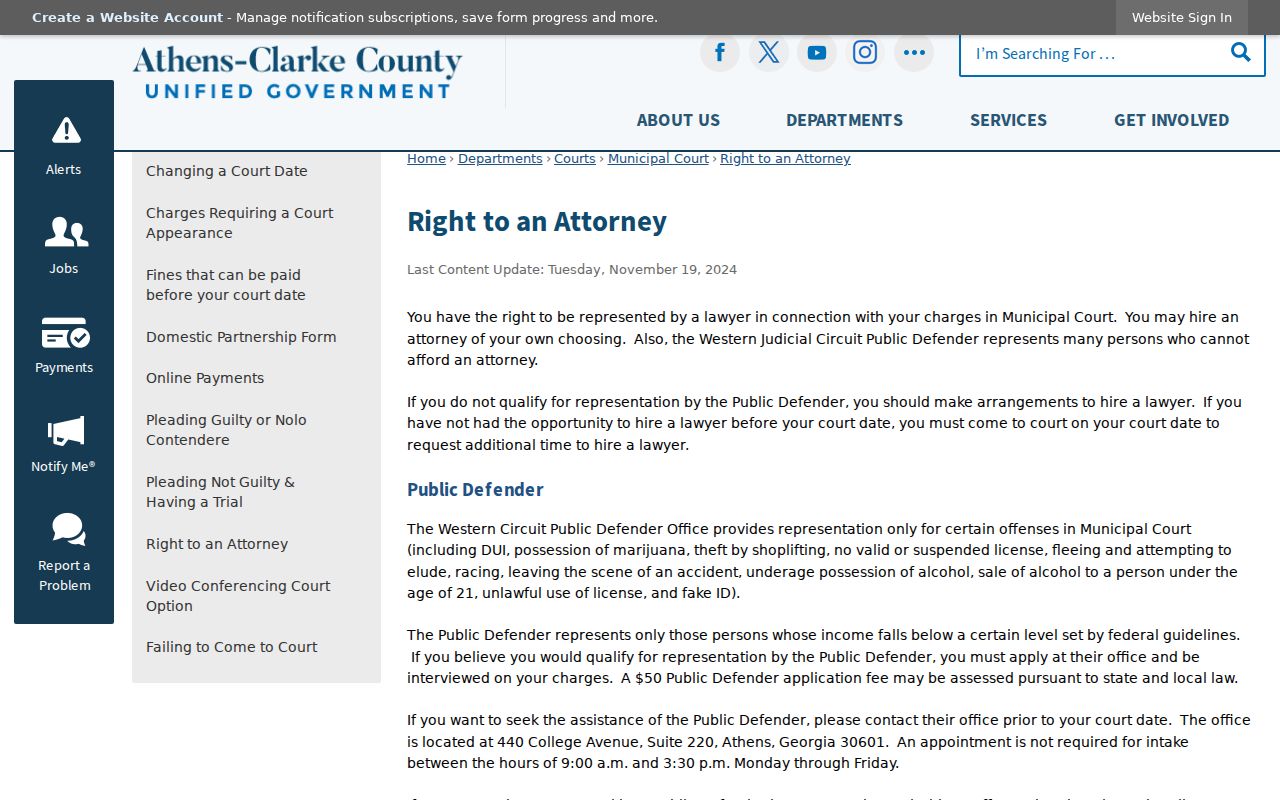 Western Circuit Public Defender intake information